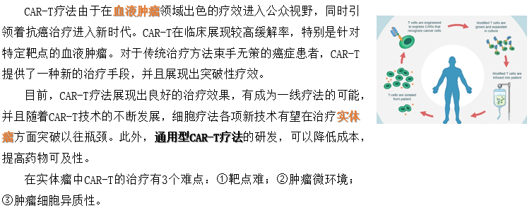 Car-T实体瘤免疫细胞新药